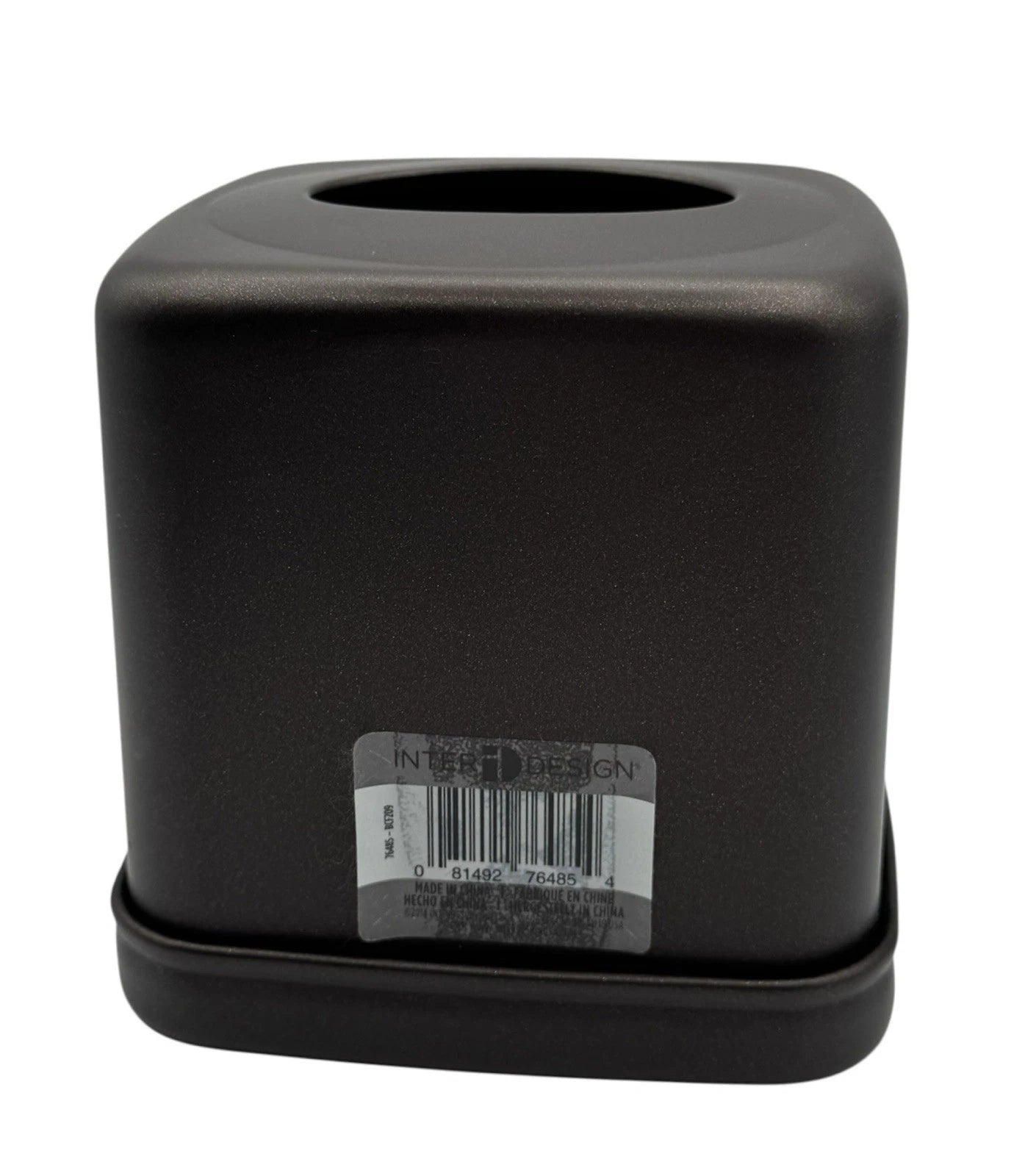 iDesign York Tissue Box Cover Brown Bronze Metal Square Countertop InterDesign | eBay