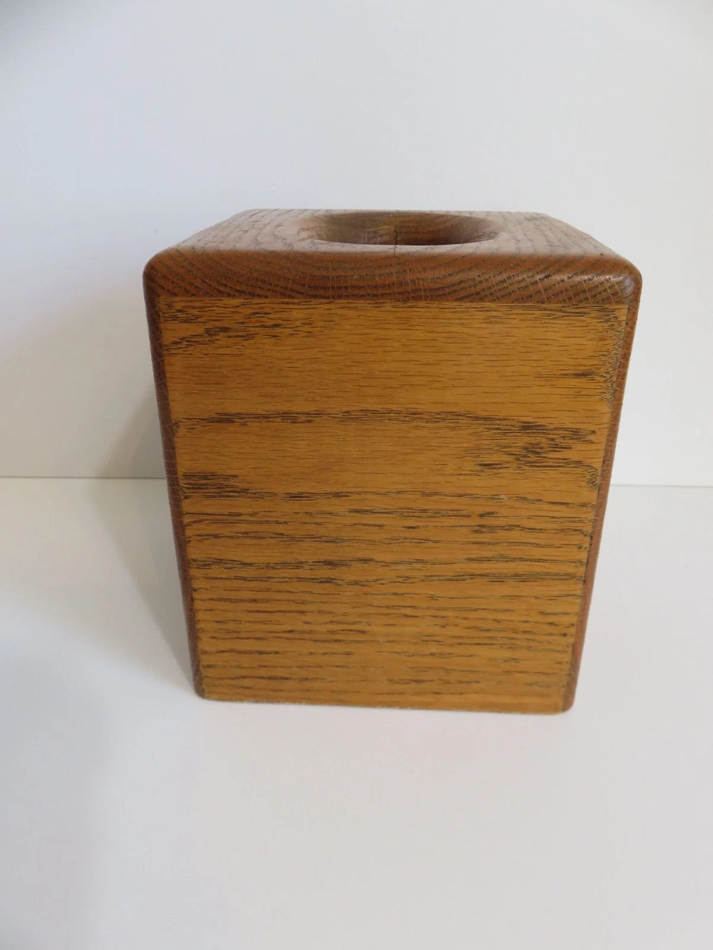 Vintage Wood Tissue Box Square Cover 6" H x 5.25" W | eBay
