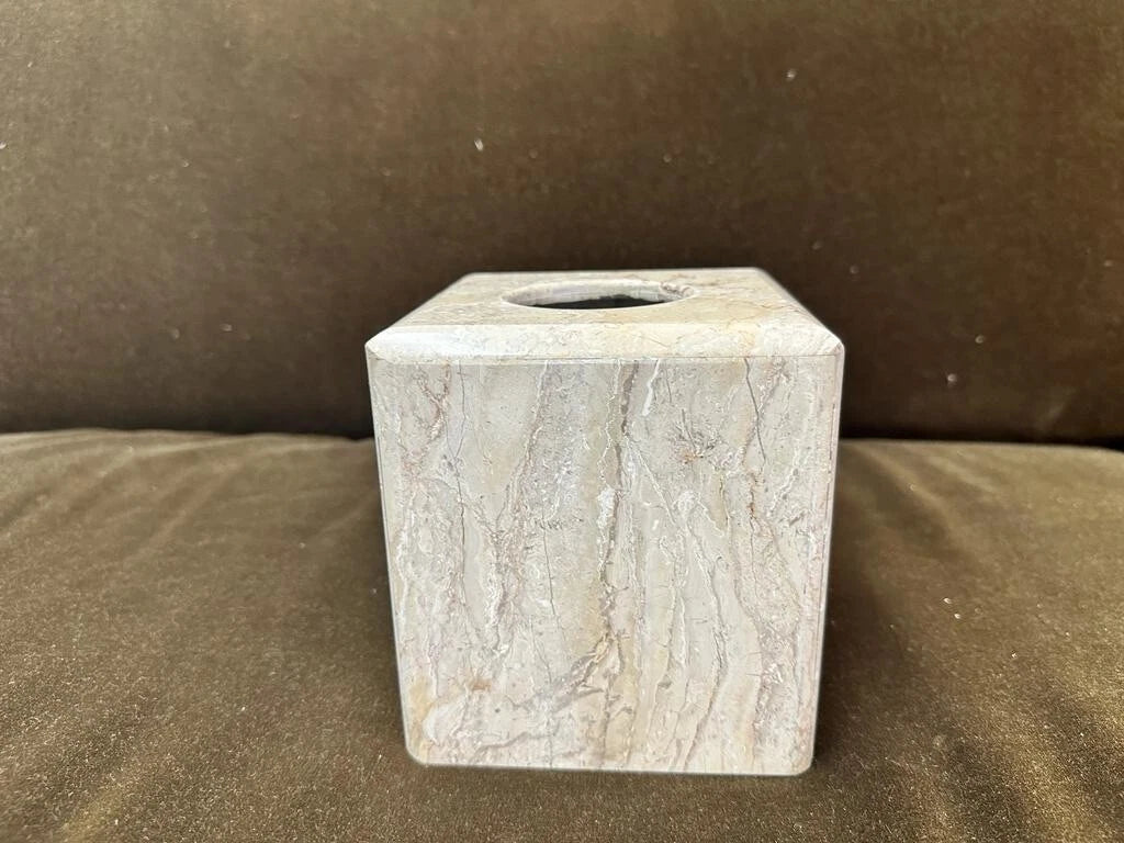 Marble Tissue Box Cover Holder Decor Bathroom Vanity Luxury | eBay