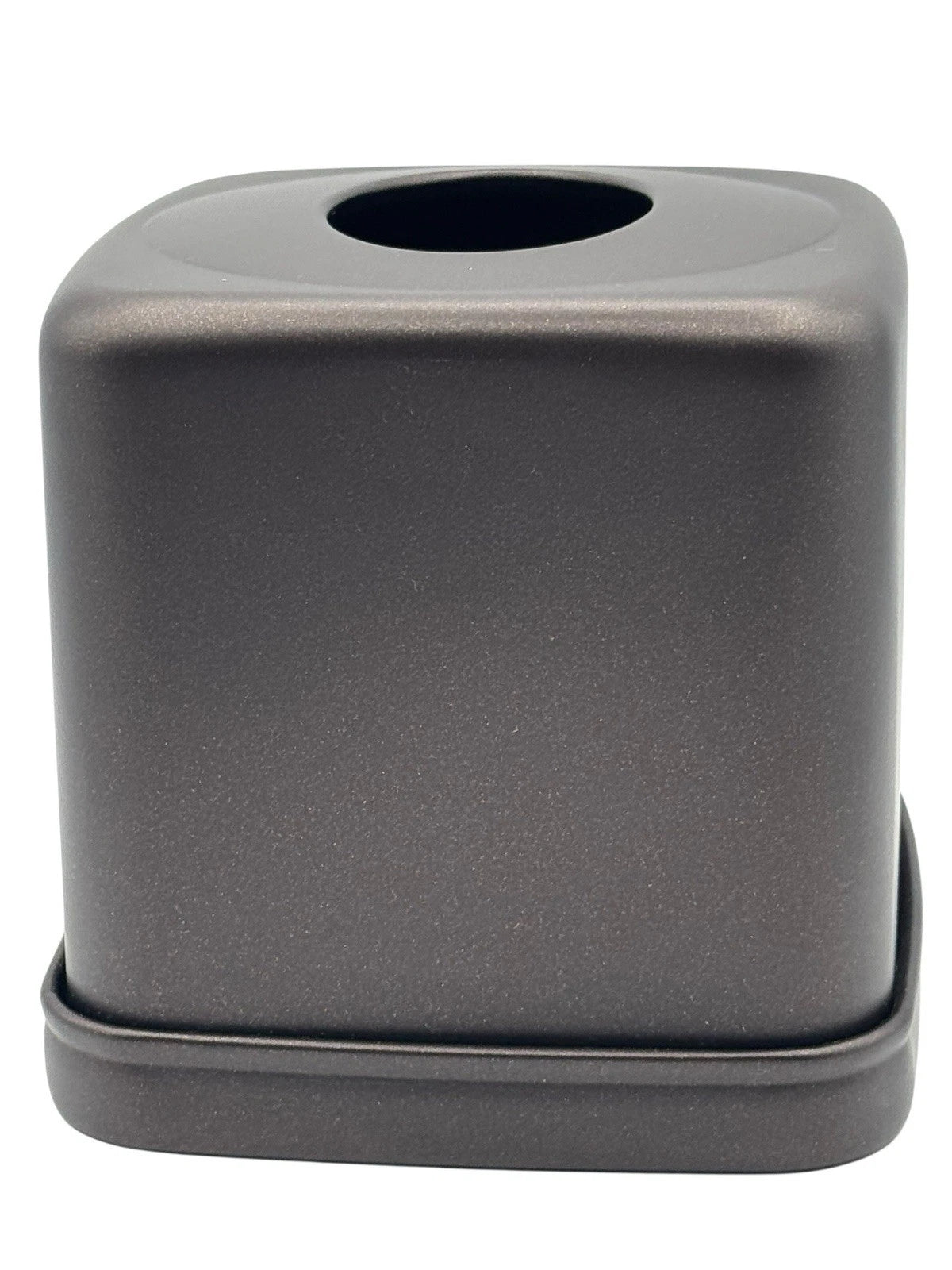 iDesign York Tissue Box Cover Brown Bronze Metal Square Countertop InterDesign | eBay