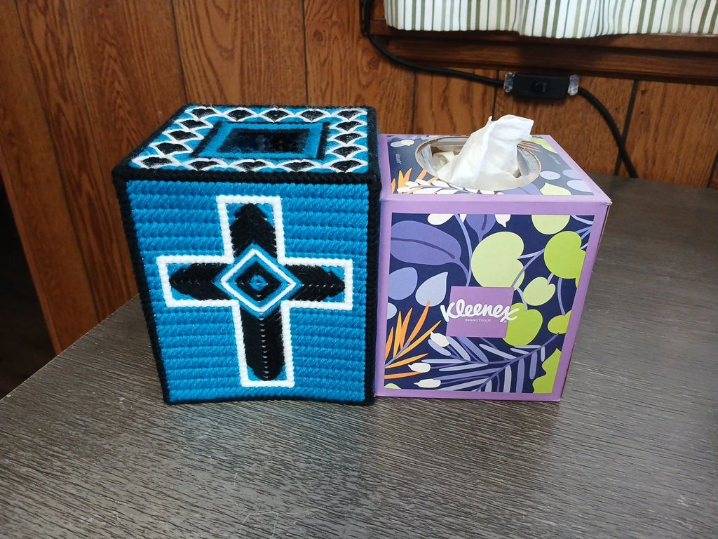 Cross Tissue Box Cover, Plastic Canvas | eBay