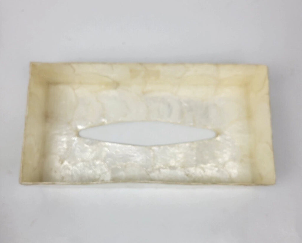 Natural Capiz Shell Rectangular Tissue Box Holder Cover 12.25" x 5.75" x 2.75" | eBay