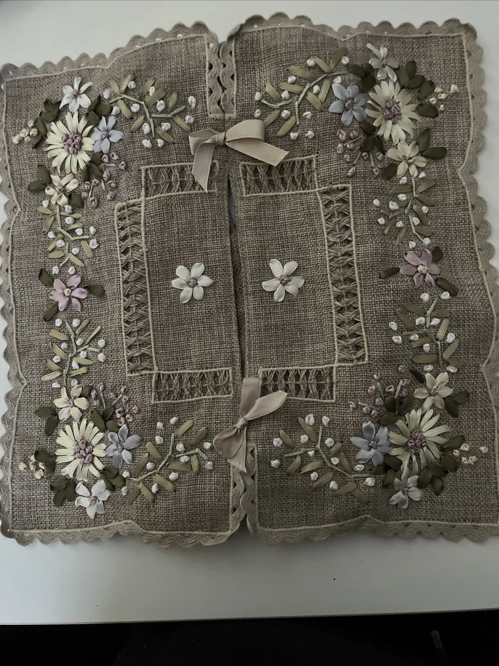 tissue box cover Embroidered Fabric rectangular | eBay