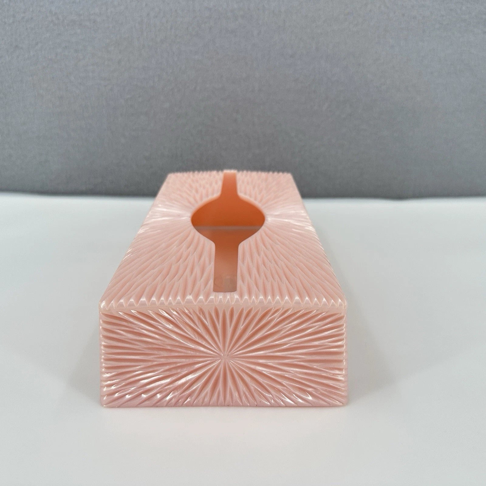 Vintage MCM Celebrity Pink Starburst Tissue Box Holder Acrylic Lucite Plastic | eBay