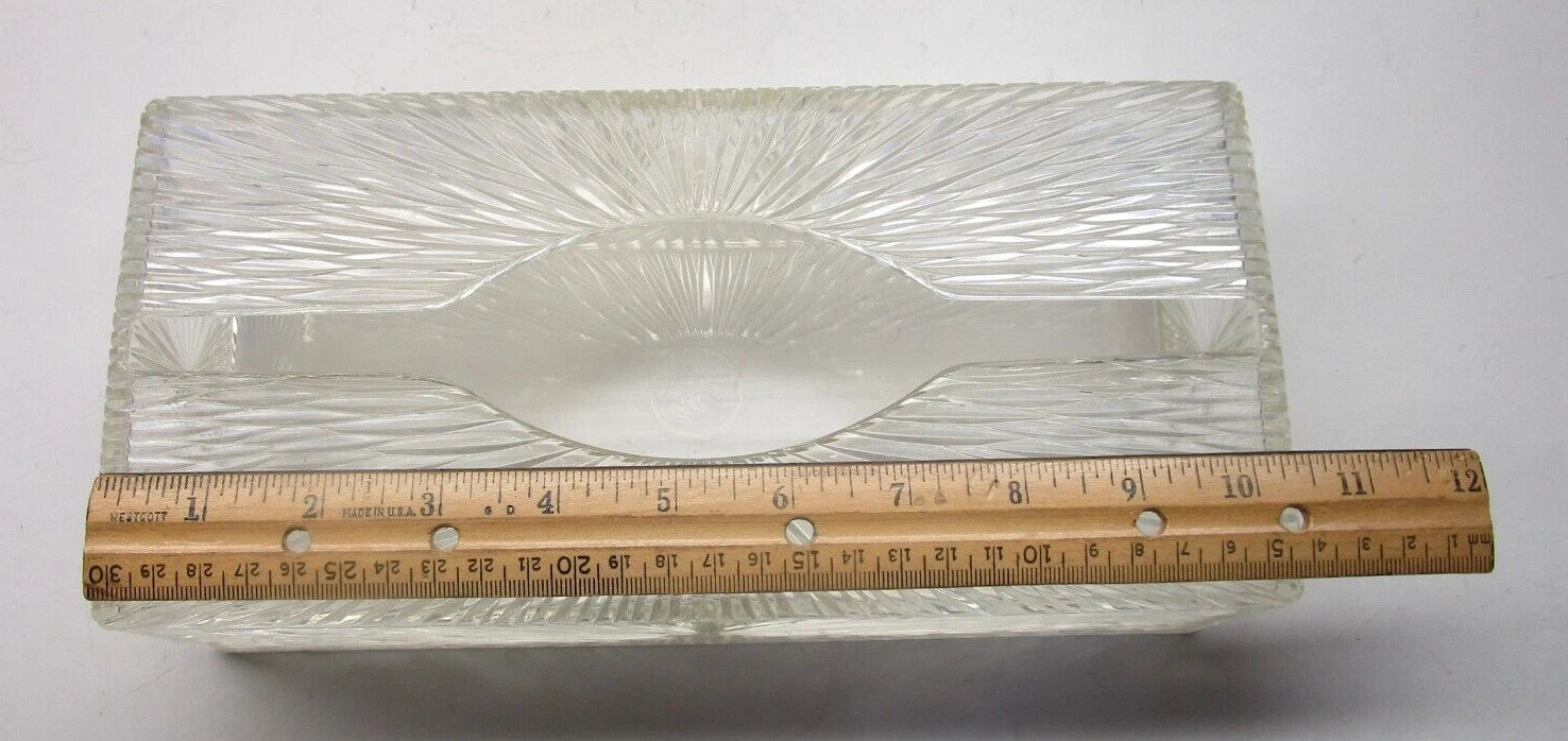 Vintage 60s Celebrity Tissue Box Holder Starburst Acrylic Lucite Plastic | eBay