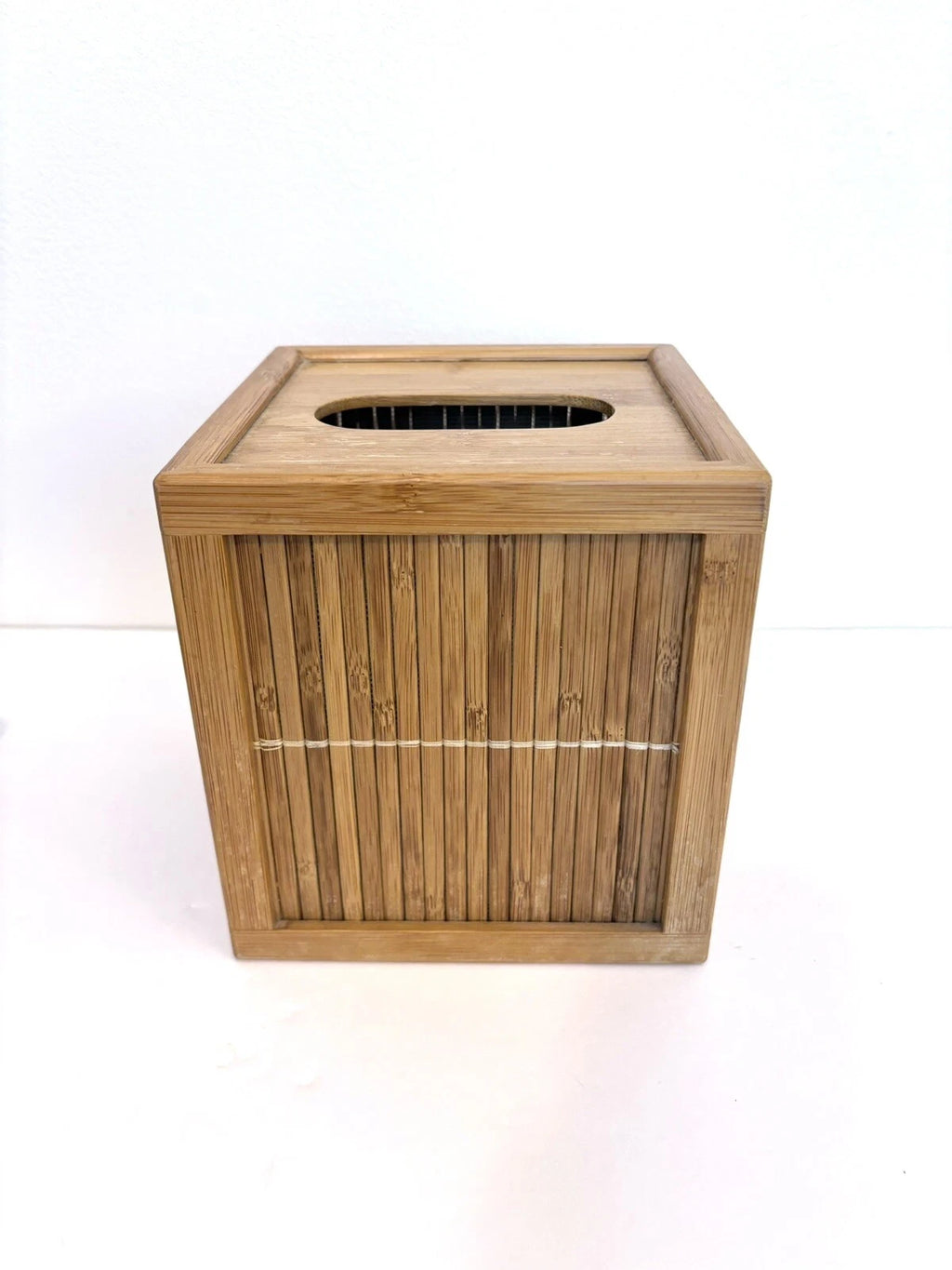 Bamboo Square Tissue Box Cover | eBay