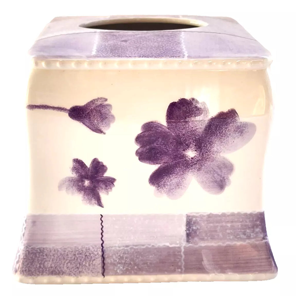 Ceramic Tissue Box Cover Bathroom Kleenex Accessories Facial Tissue Holder | eBay