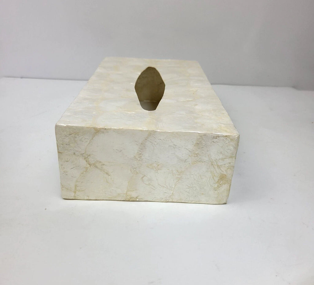 Natural Capiz Shell Rectangular Tissue Box Holder Cover 12.25" x 5.75" x 2.75" | eBay