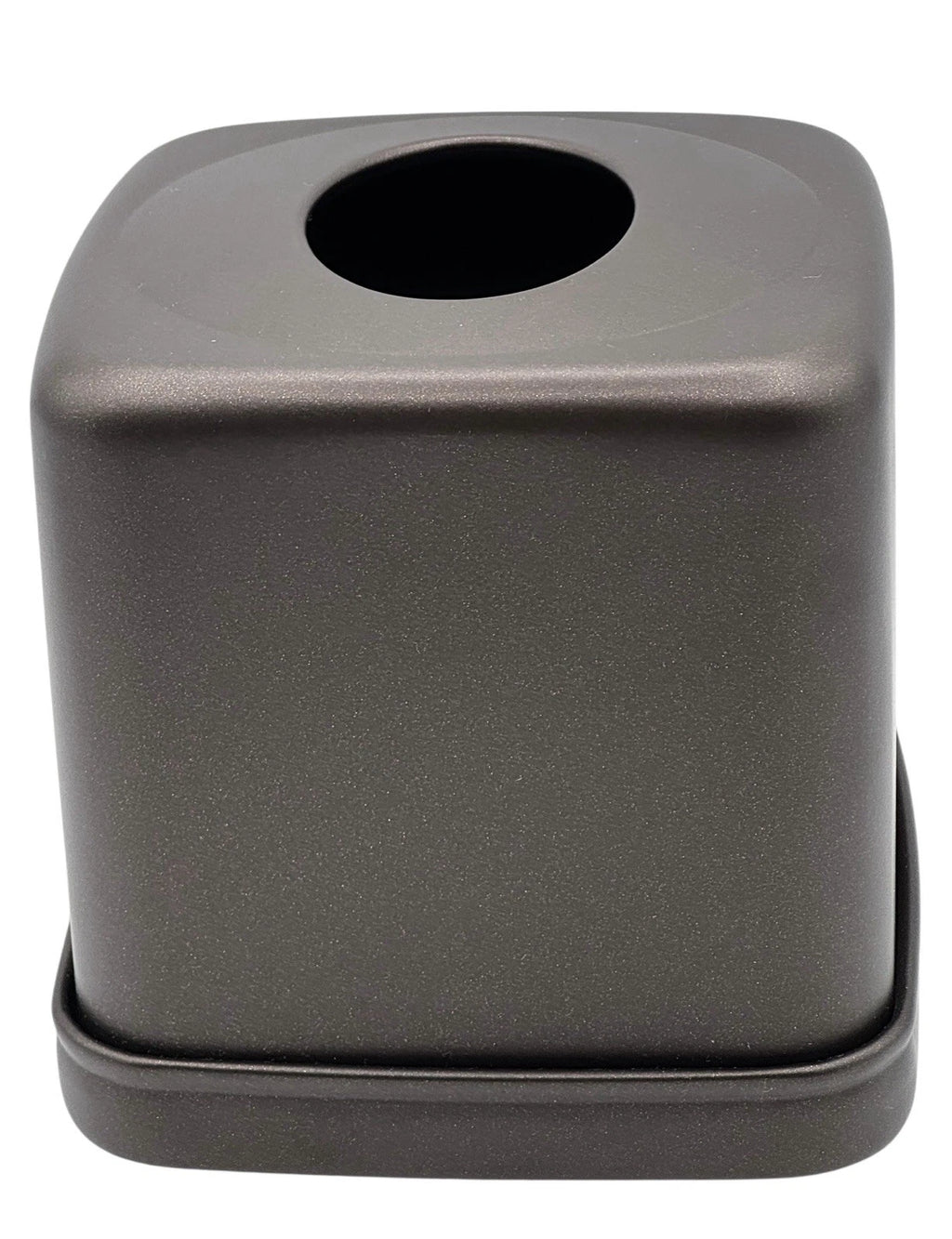 iDesign York Tissue Box Cover Brown Bronze Metal Square Countertop InterDesign | eBay