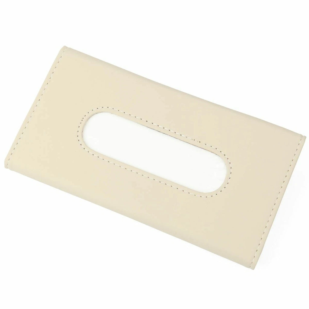 Car Tissue Box Cover Towel Sun Visor Paper Napkin Case Holder Organizer Storage | eBay