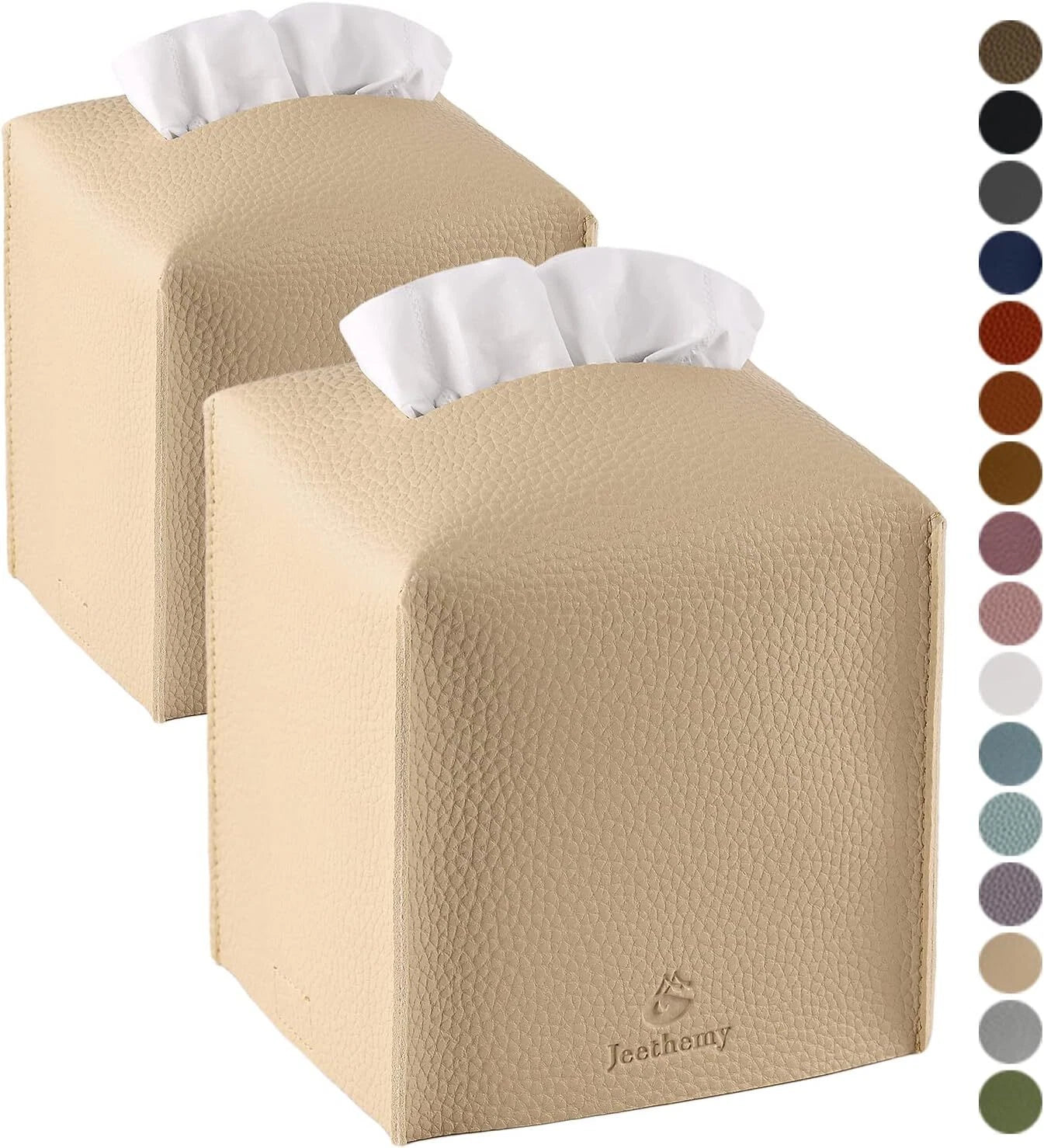 PU Leather Tissue Box Covers – Modern Square Holders for Home, Office & Bathroom | eBay