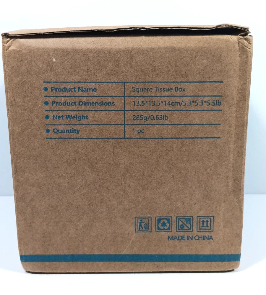 Gold Tissue Box Cover Square | eBay