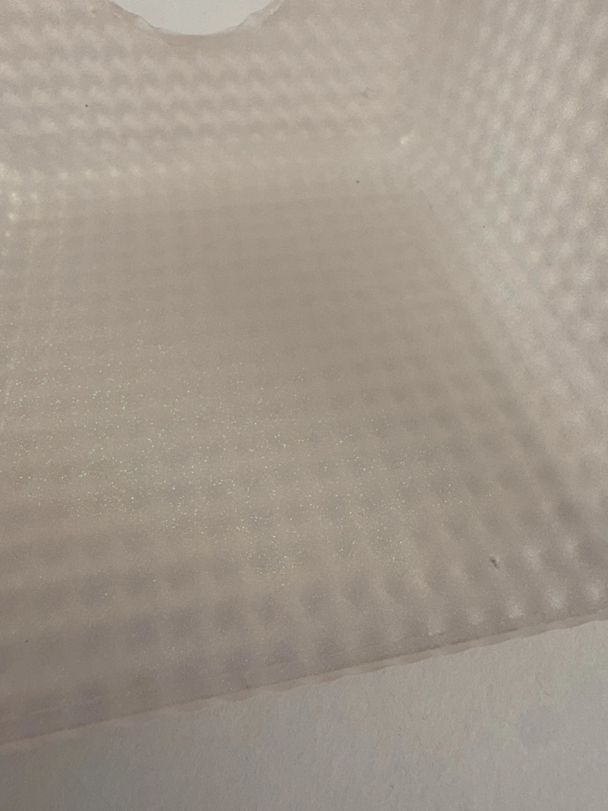 Mike Ally Iridescent Clear/White Quill Diamond Tissue Box Cover Holder | eBay