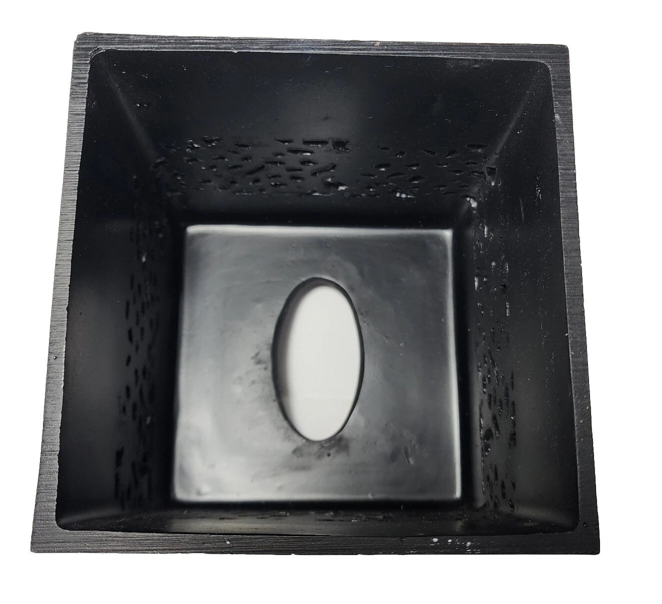 Brushed Bronze Brown Copper Tissue Box Cover Scrolled Design Heavy Resin Bath | eBay