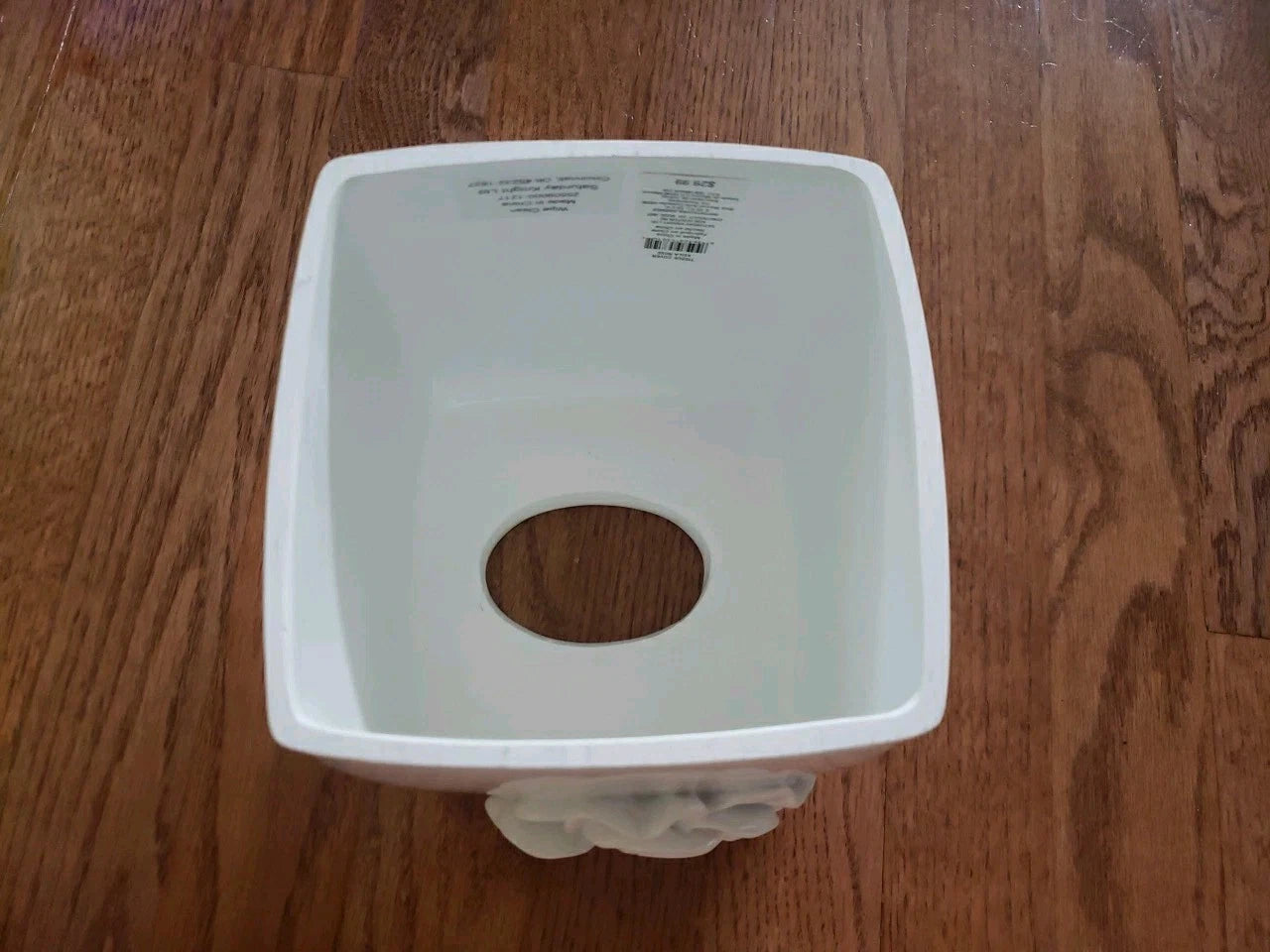 New Saturday Knight Keila Rose White Tissue Box Cover 6x5.5x5.5" Resin | eBay