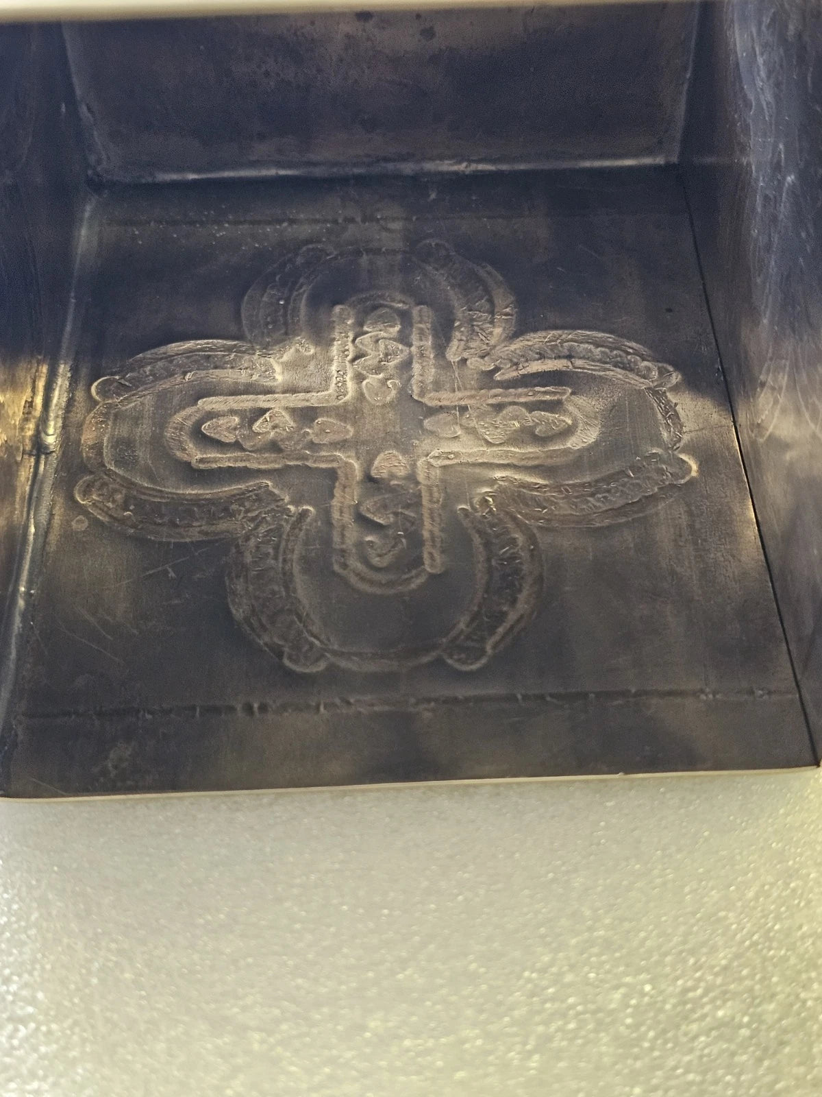 J Alexander Rustic Silver Tissue Box Cover | eBay