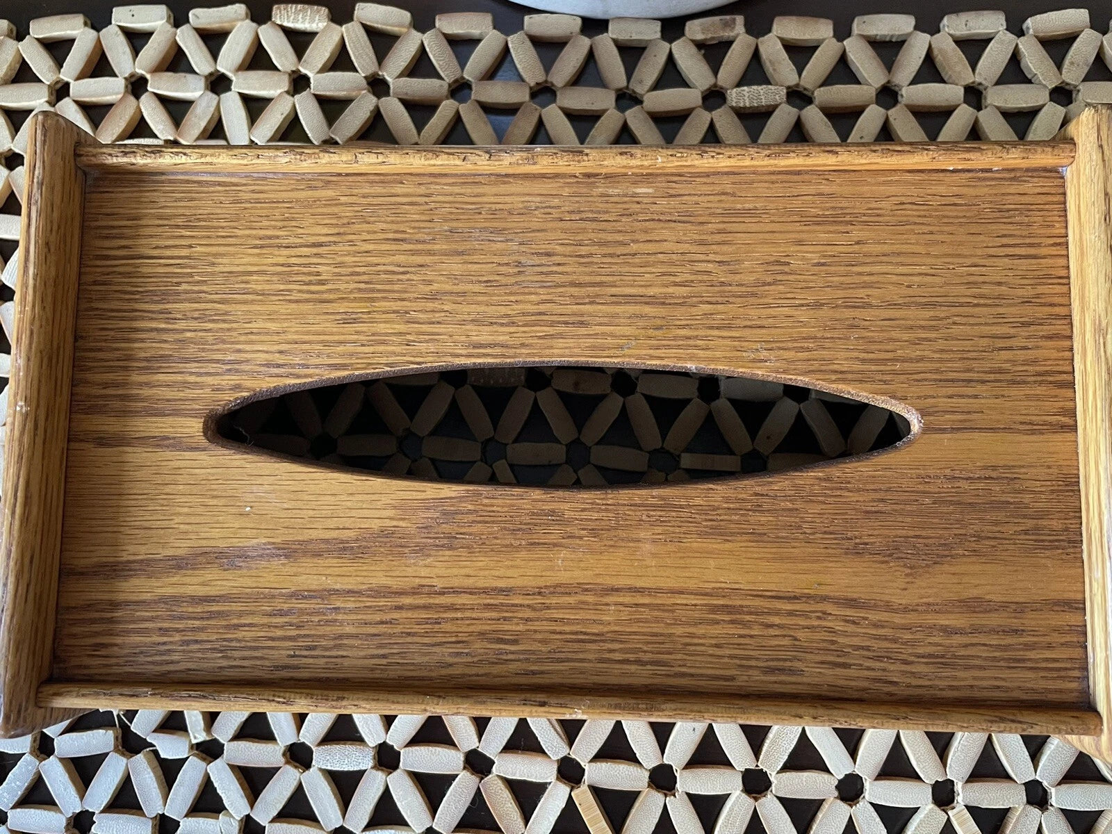 Wooden Tissue Box Cover, Vintage Style | eBay