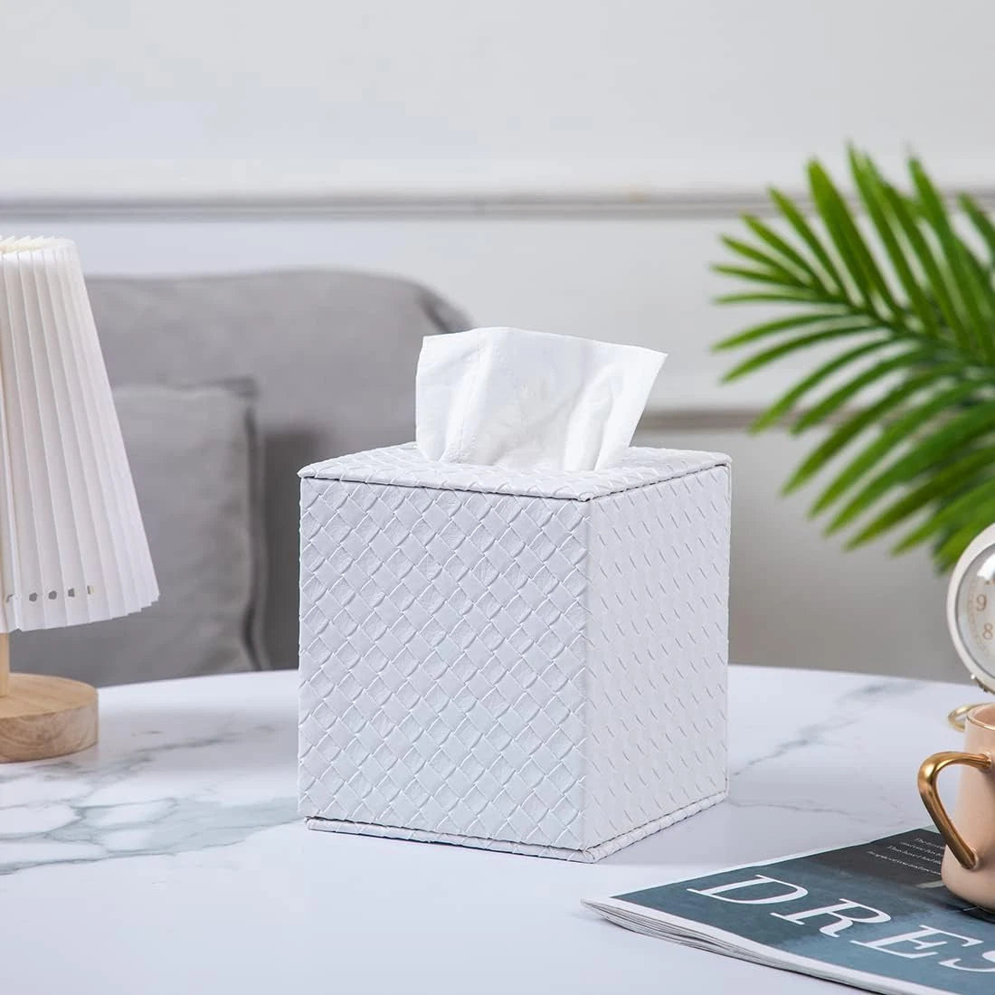 Tissue Box Cover Square,White Tissue Holder for Bathroom Accessories,Bathroom | eBay