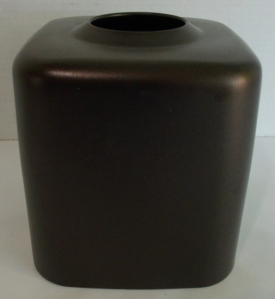 Rubbed Bronze Colored Metal Tissue Cover Holder Box Bathroom Powder Room Decor | eBay