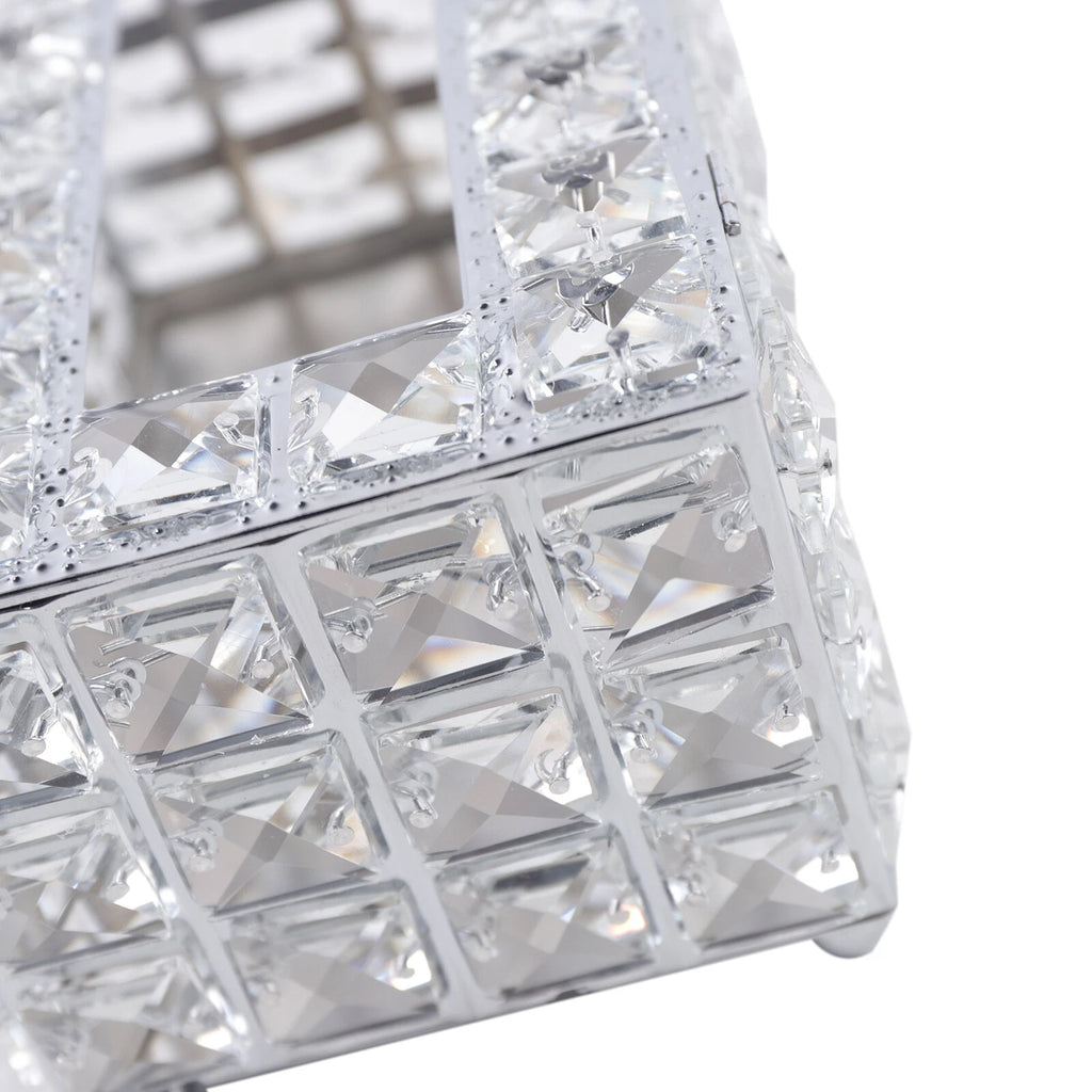 Rhinestone Rectangular Crystal Tissue Box Napkin Case Paper Tissue Holder Box US | eBay