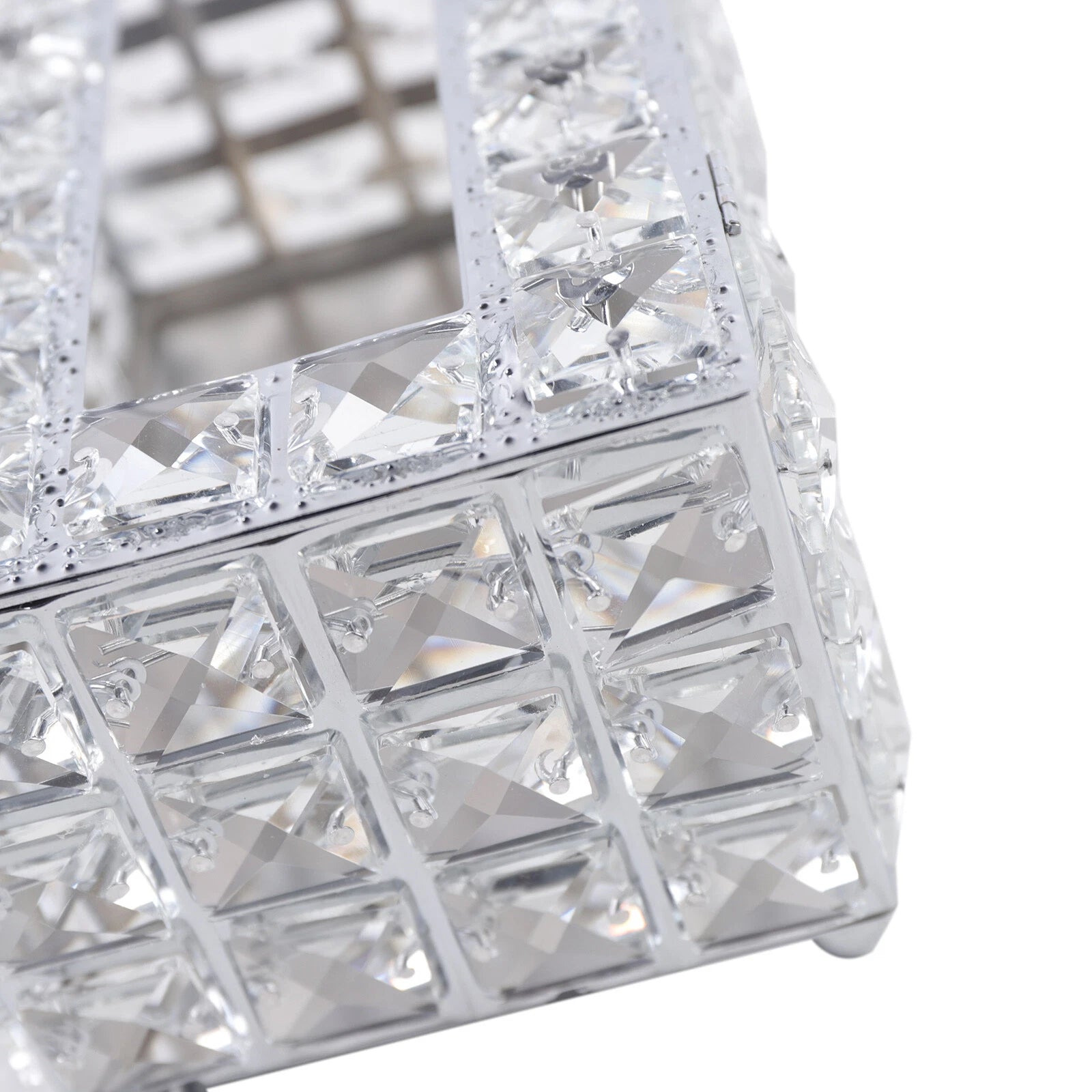 Rhinestone Rectangular Crystal Tissue Box Napkin Case Paper Tissue Holder Box US | eBay