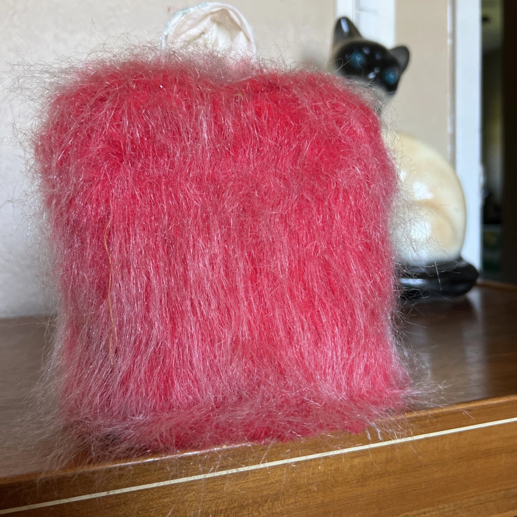 Vintage 1970s Dimple Doll Tissue Box Cover Holder Red White Hair Grandma Boho | eBay