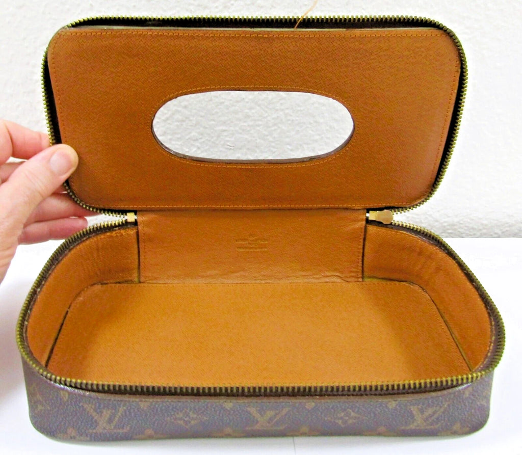 Louis Vuitton Monogram Leather Zippered Tissue Holder Box | eBay