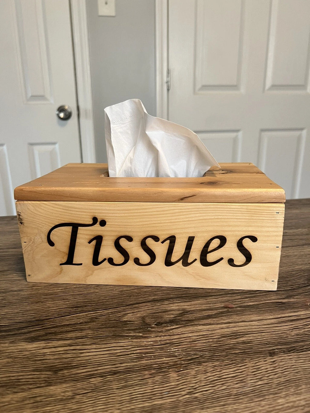Handmade Cedar Tissue Box Cover | eBay