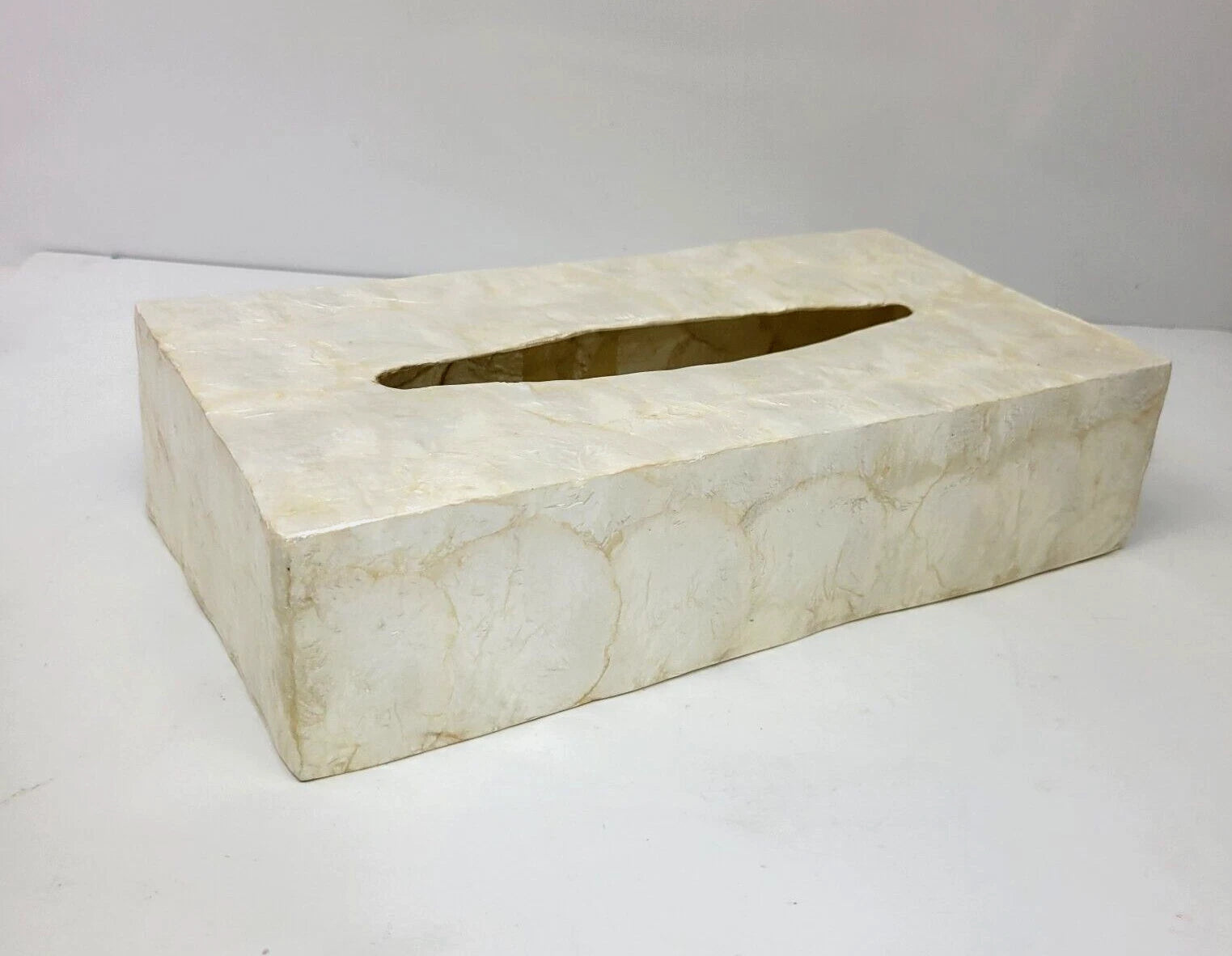 Natural Capiz Shell Rectangular Tissue Box Holder Cover 12.25" x 5.75" x 2.75" | eBay
