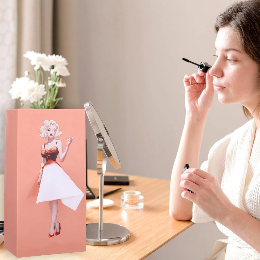 Pulling Skirt Tissue Box, Creative Tissue Boxes Holder Fun Lady Skirt Pink | eBay