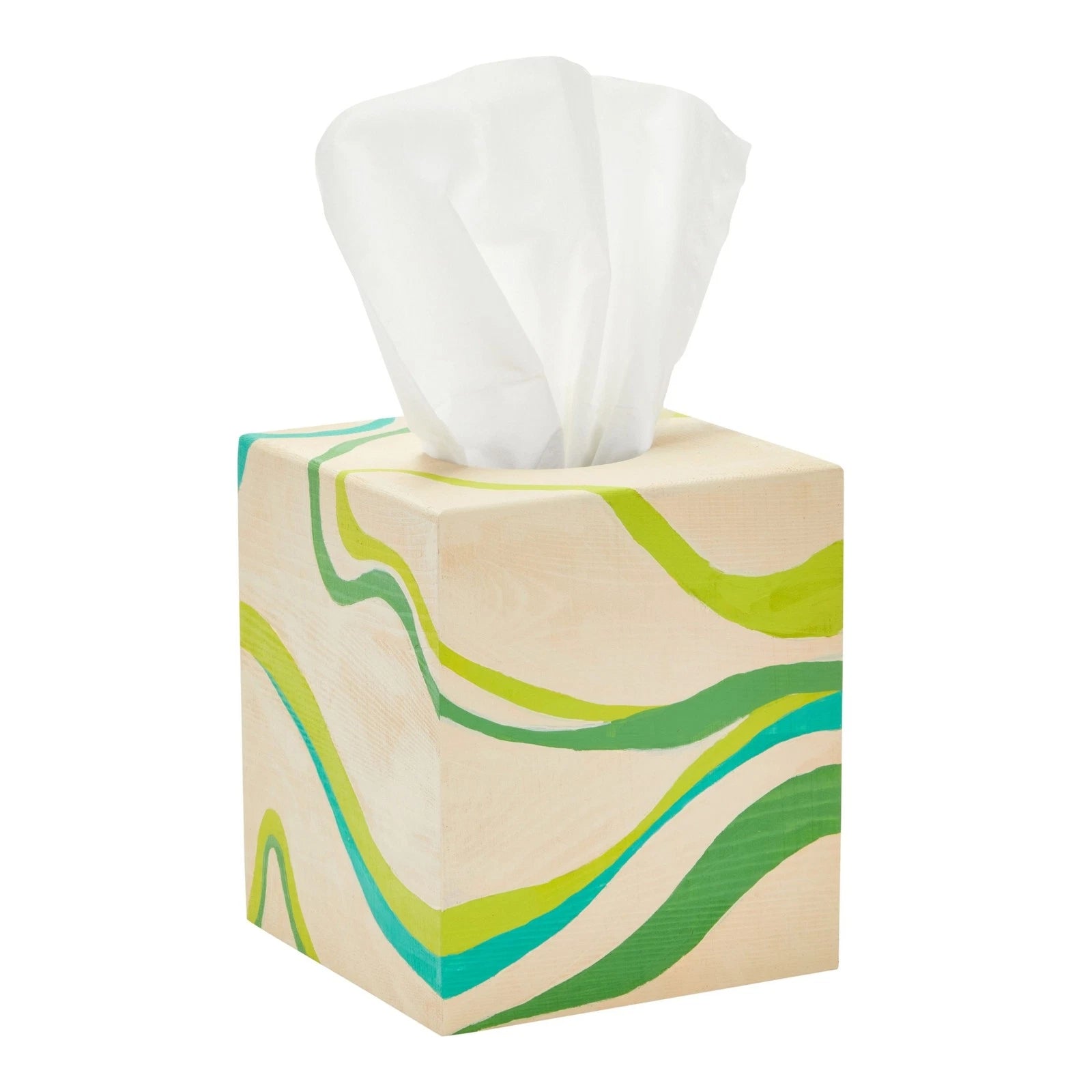 Unfinished Wood Tissue Box Cover, Square Wooden Holder with Slide Out Bottom | eBay