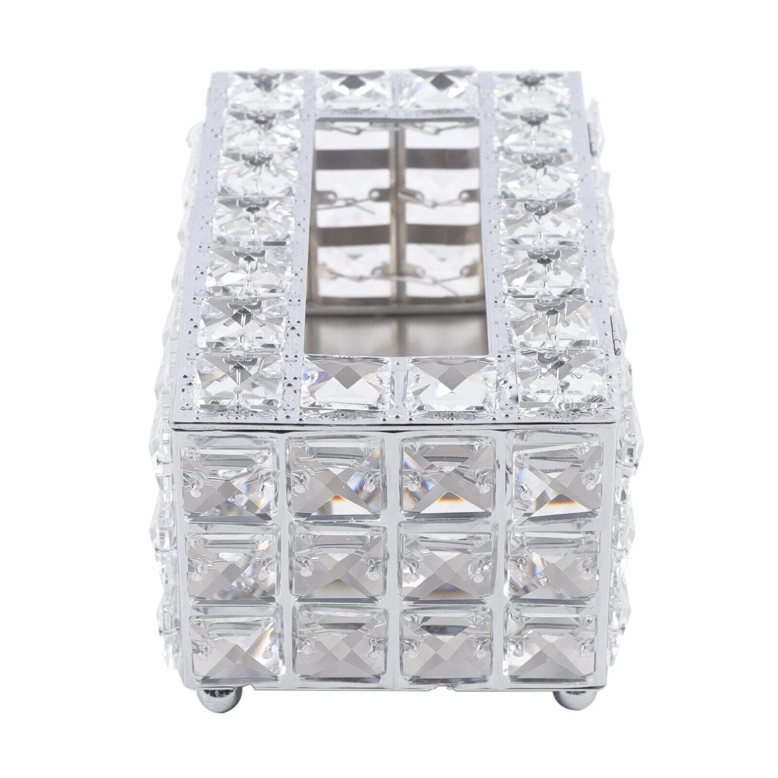 Rhinestone Rectangular Crystal Tissue Box Napkin Case Paper Tissue Holder Box US | eBay