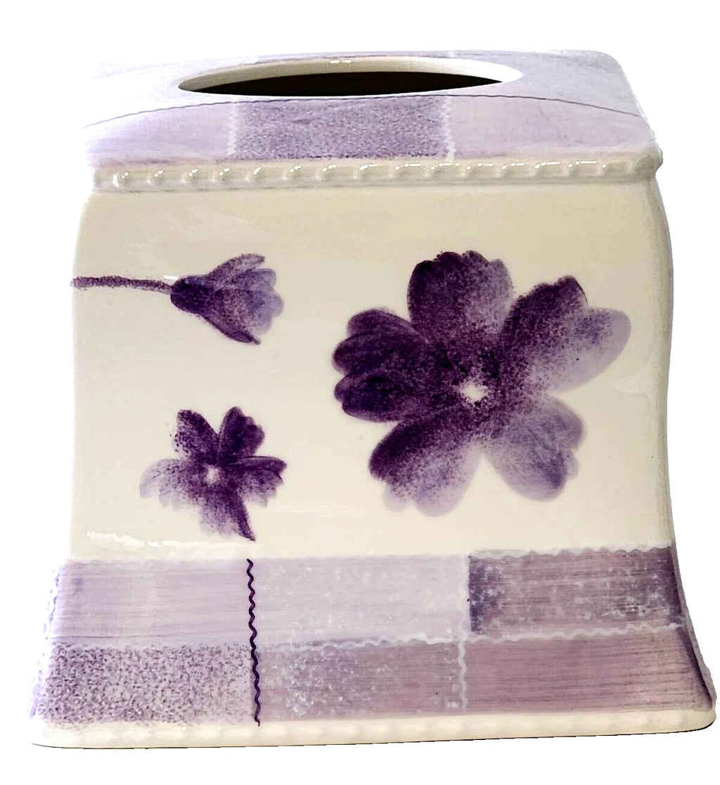 Ceramic Tissue Box Cover Bathroom Kleenex Accessories Facial Tissue Holder | eBay