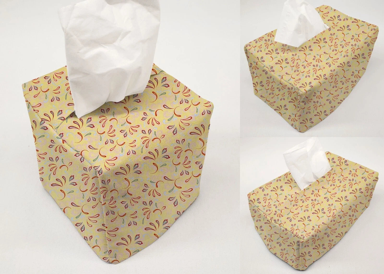 Paisley Tissue Box Cover (4 Colors Available) | eBay