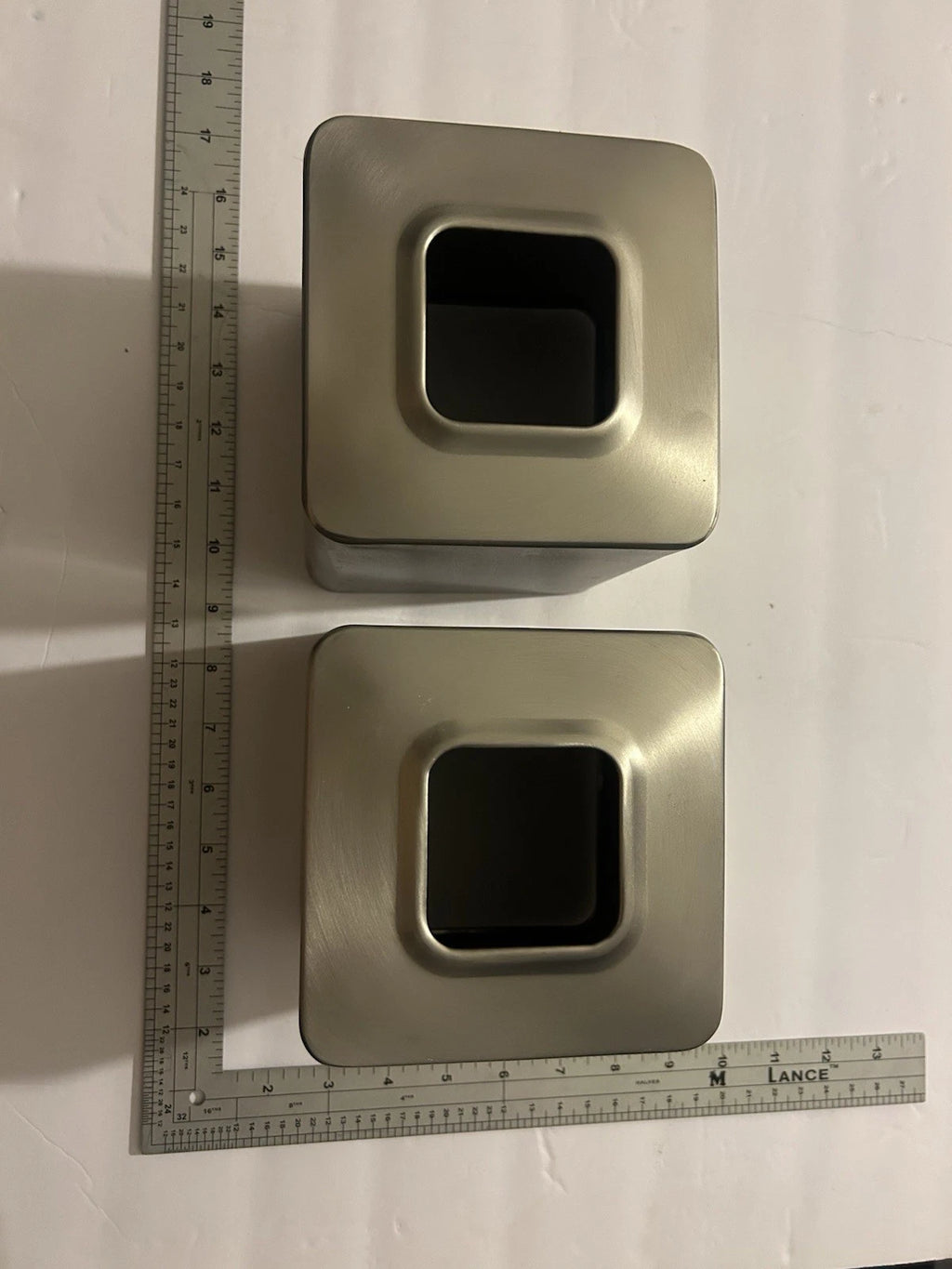 Set of 2 M Design Metal Square Tissue Box Holders | eBay