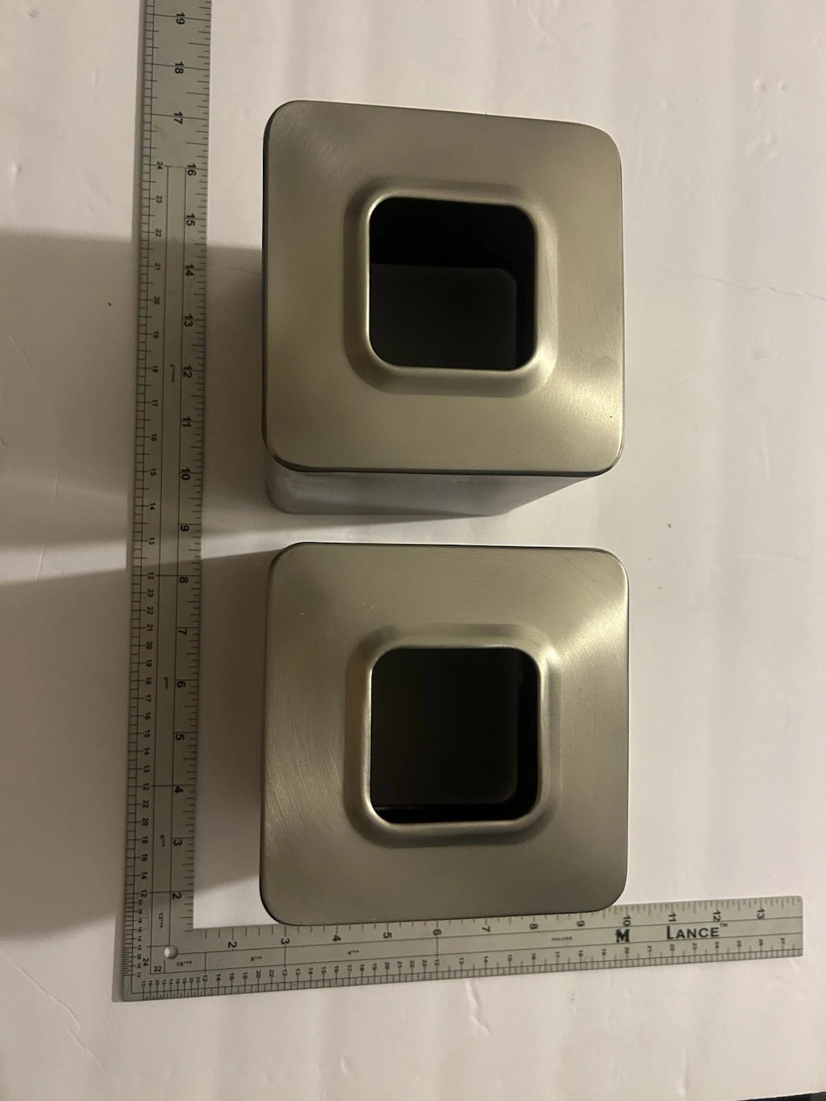 Set of 2 M Design Metal Square Tissue Box Holders | eBay
