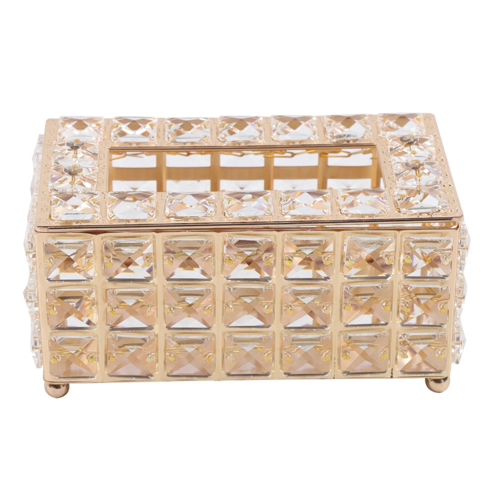 Rhinestone Rectangular Crystal Tissue Box Napkin Case Paper Tissue Holder Box US | eBay