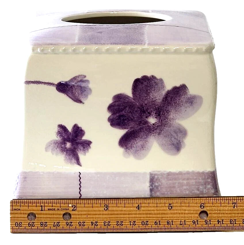 Ceramic Tissue Box Cover Bathroom Kleenex Accessories Facial Tissue Holder | eBay