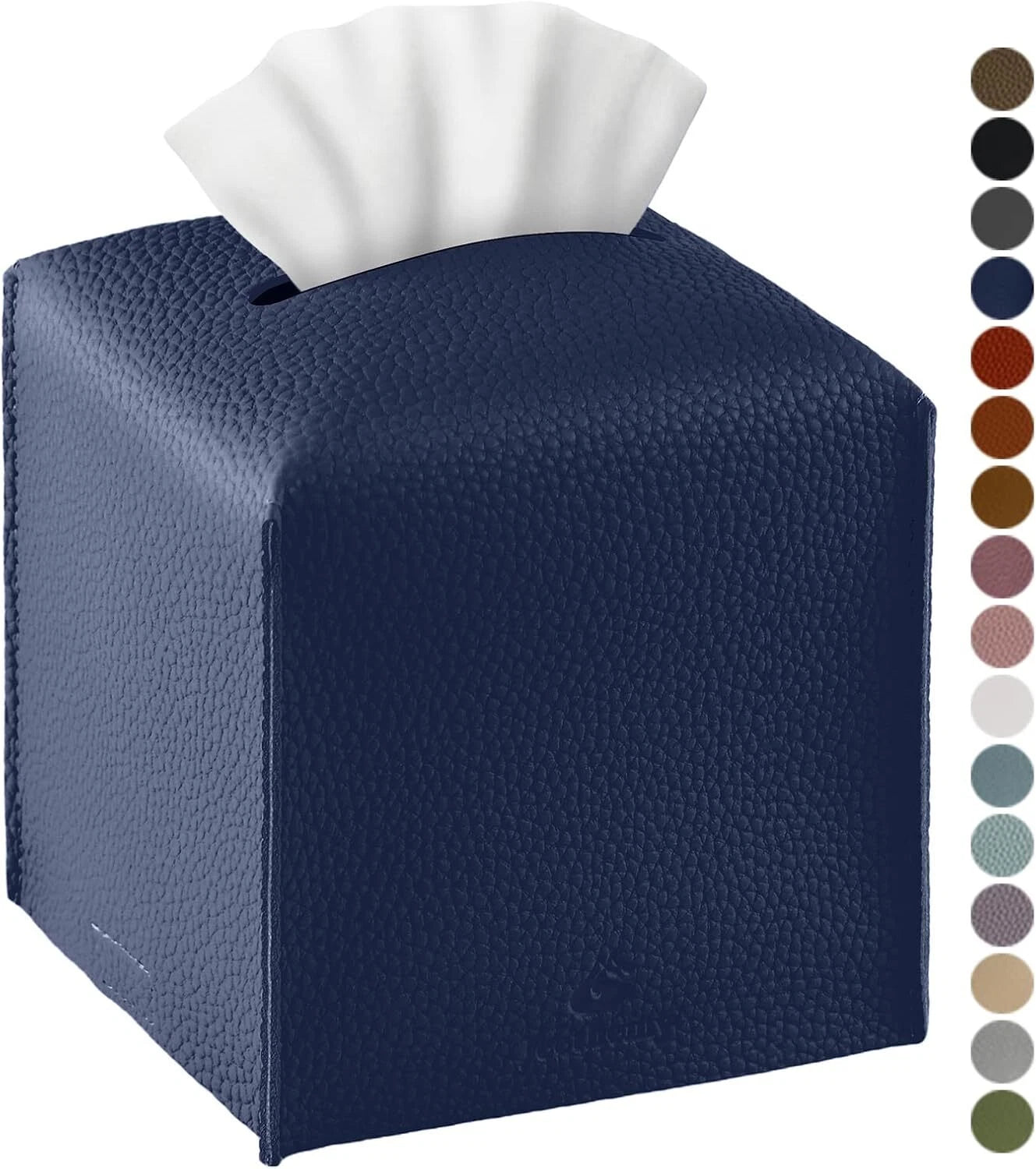 PU Leather Tissue Box Covers – Modern Square Holders for Home, Office & Bathroom | eBay
