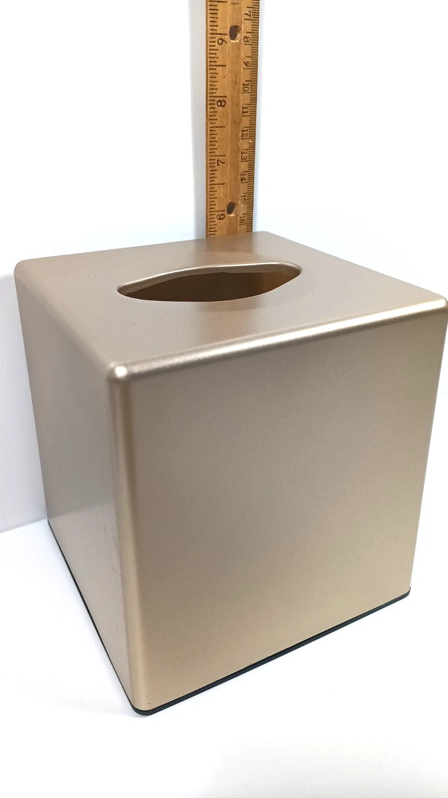 Gold Tissue Box Cover Square | eBay