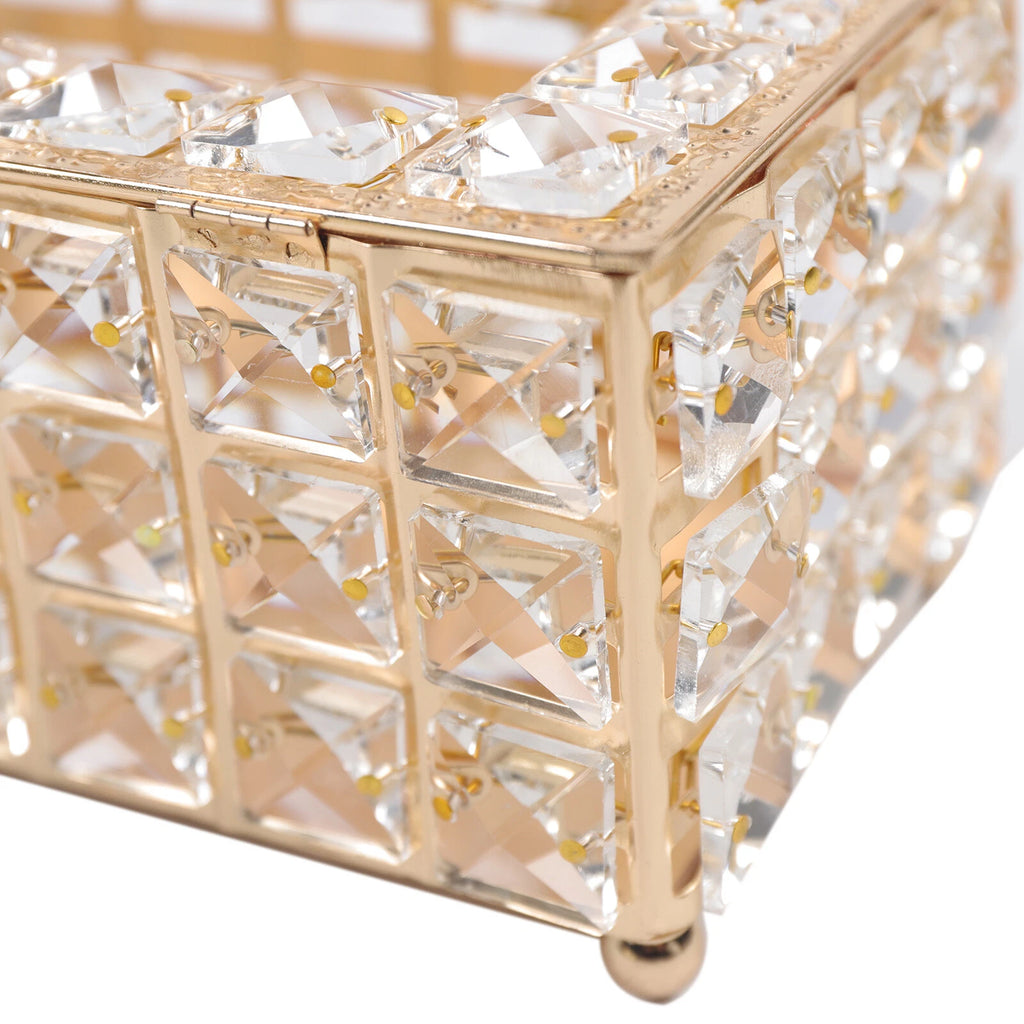 Rhinestone Rectangular Crystal Tissue Box Napkin Case Paper Tissue Holder Box US | eBay