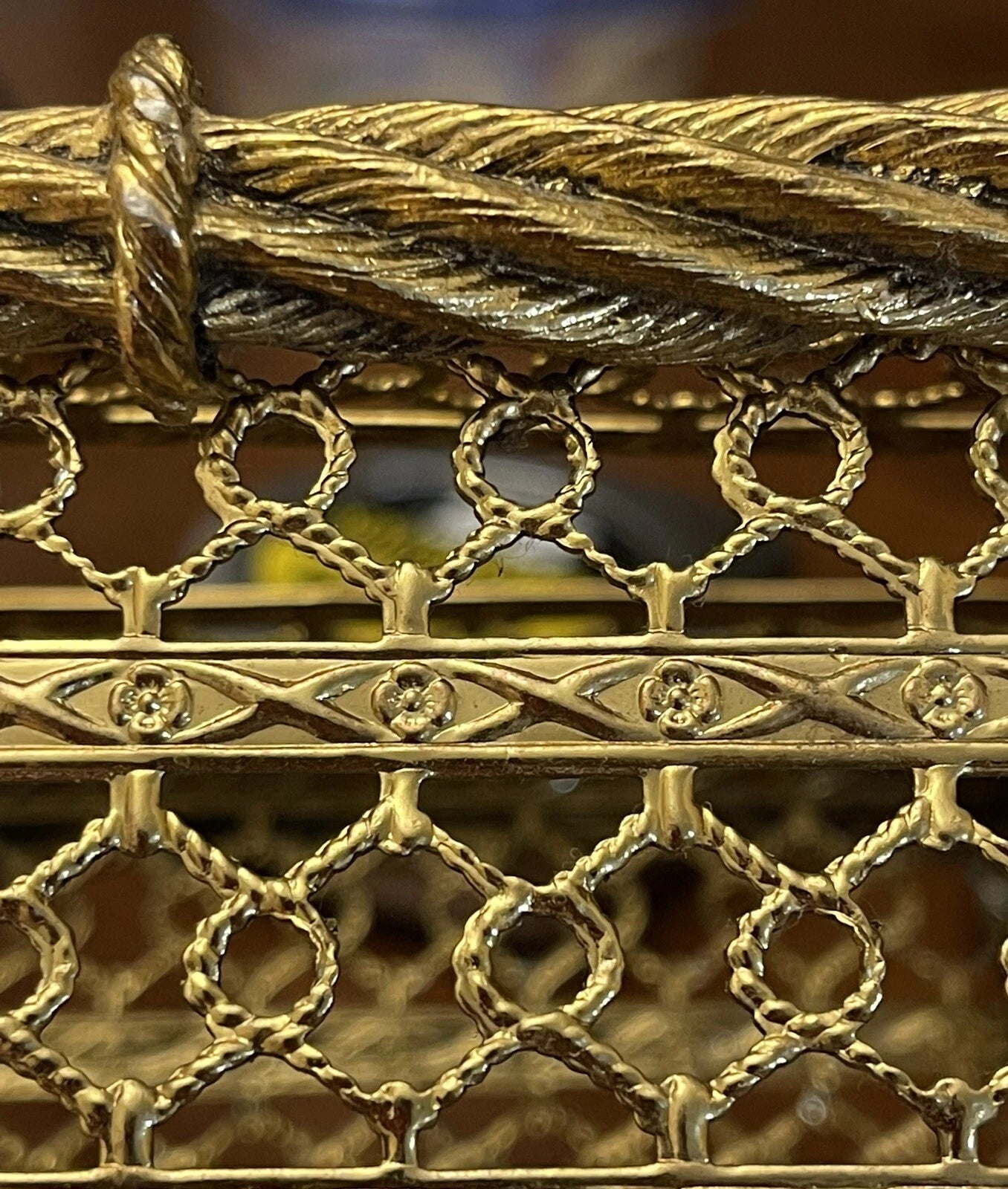 Vintage Brass Filigree Tissue Box Cover Hollywood Regency Metal Kleenex Holder | eBay