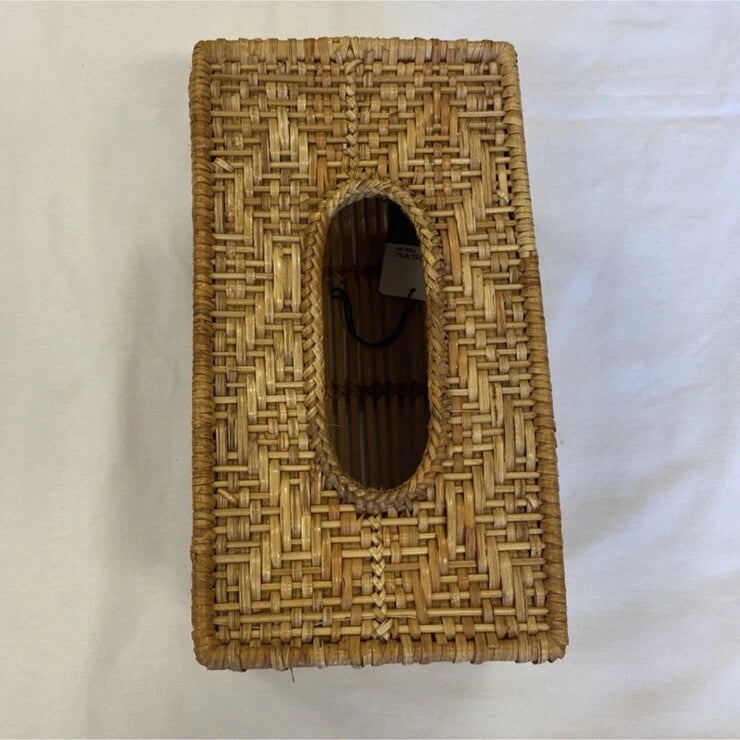 Crown | Fish Woven/Wicker Rattan Tissue Box Decor‎ Brown | eBay