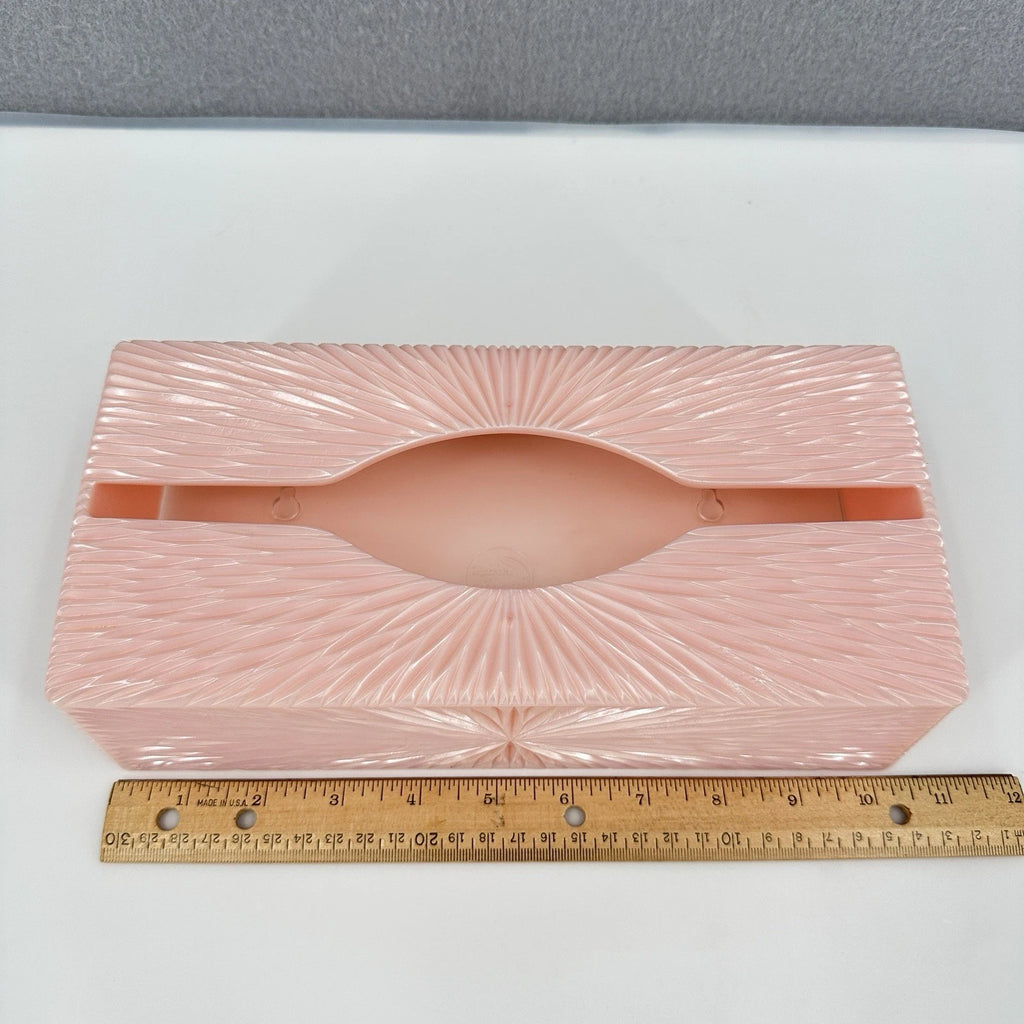 Vintage MCM Celebrity Pink Starburst Tissue Box Holder Acrylic Lucite Plastic | eBay