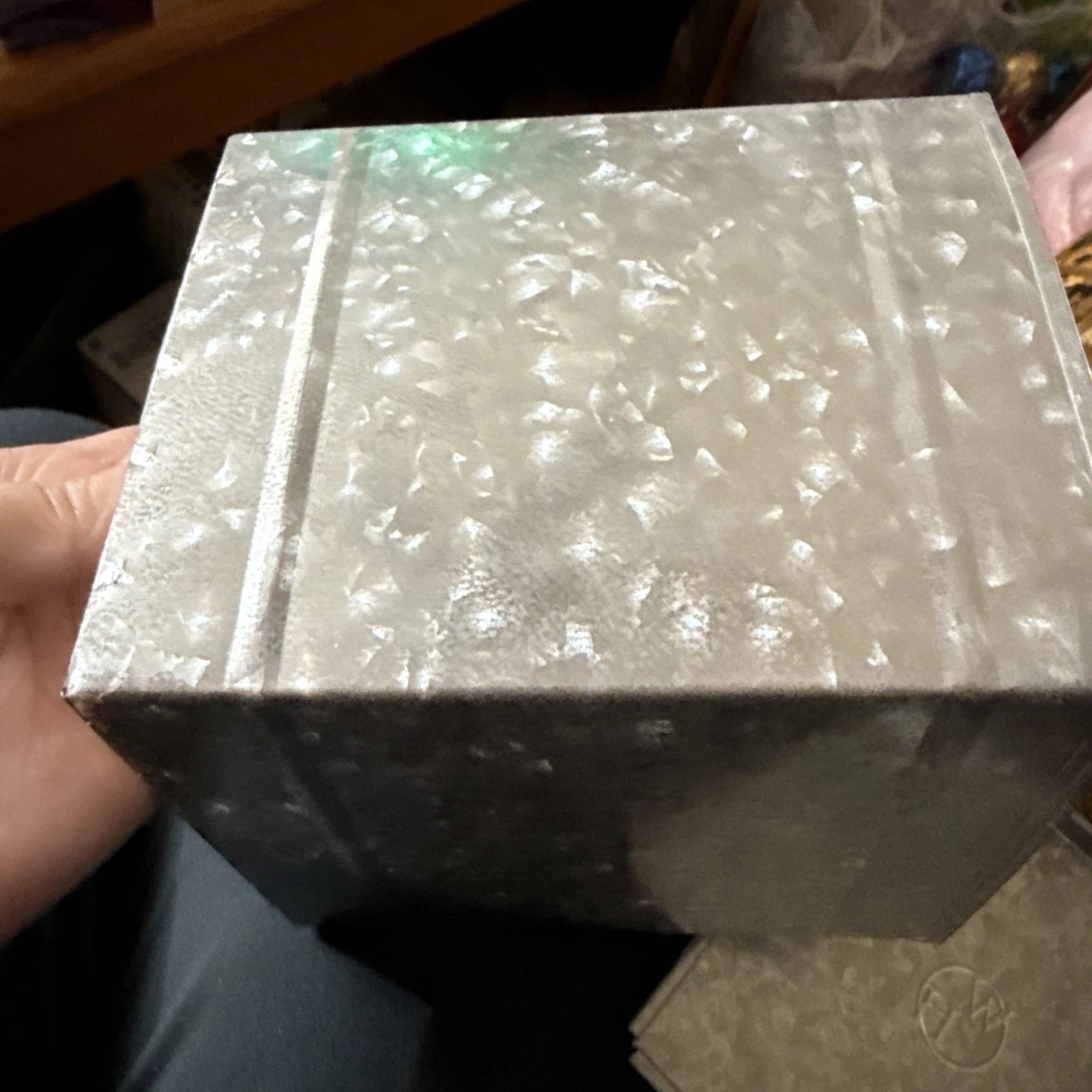 Tissue Box Cover Square Rustic Galvanized Metal Tissue Box Holder | eBay