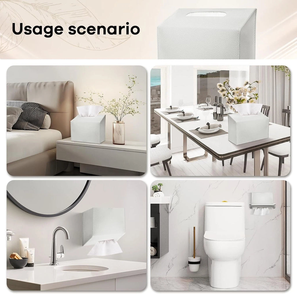 Tissue Box Cover Holder Compatible with Kleenex Disposable Paper Hand Towels New | eBay