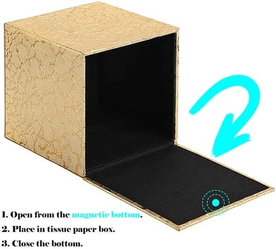 Tissue Box Cover Square,Gold Tissue Box Holder for Bathroom Accessories,Bathroom | eBay