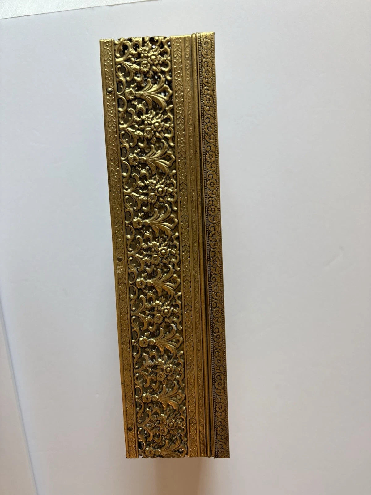 Vintage MCM Gold Tone Roses Ormolu Tissue Box Holder Ornate Hollywood Regency | eBay