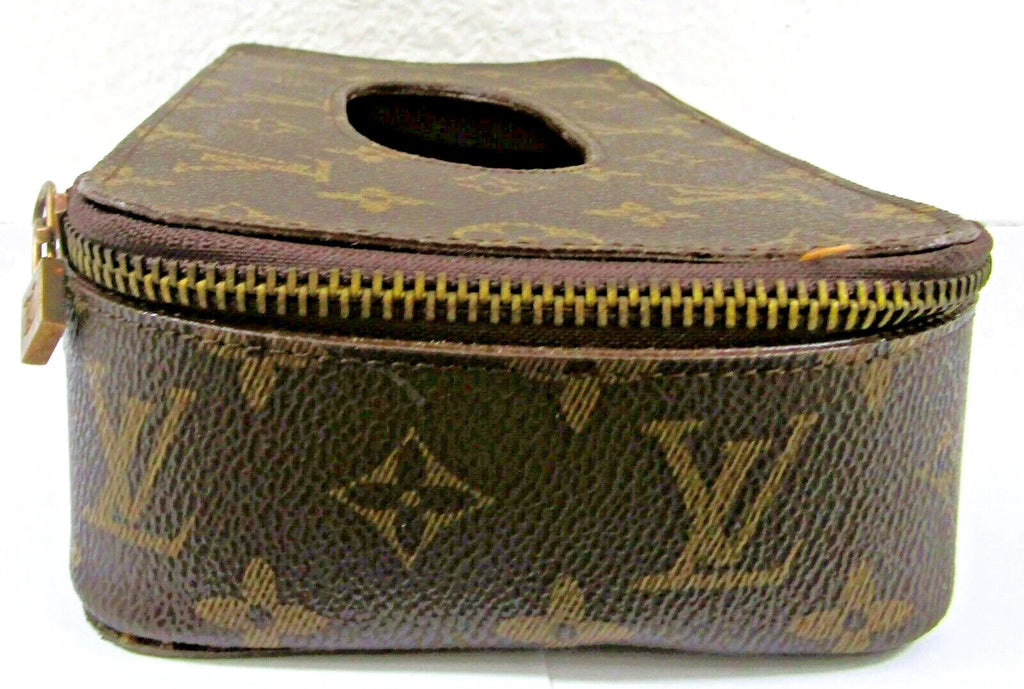 Louis Vuitton Monogram Leather Zippered Tissue Holder Box | eBay