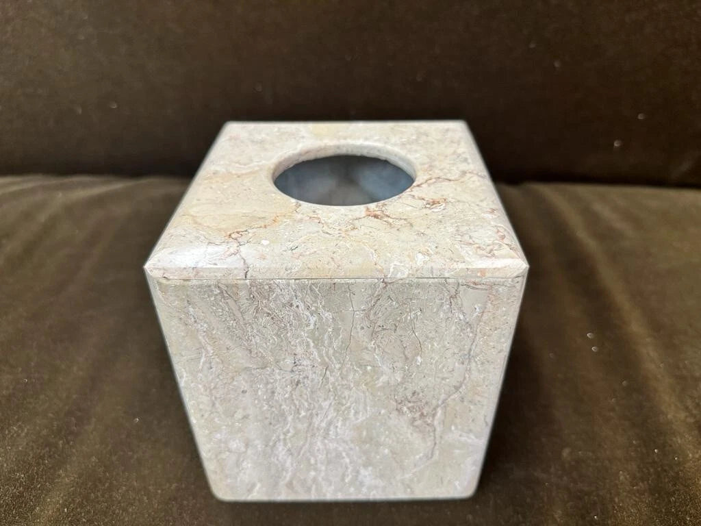 Marble Tissue Box Cover Holder Decor Bathroom Vanity Luxury | eBay